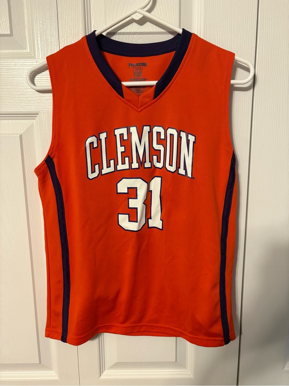 Boys Clemson Basketball Jersey